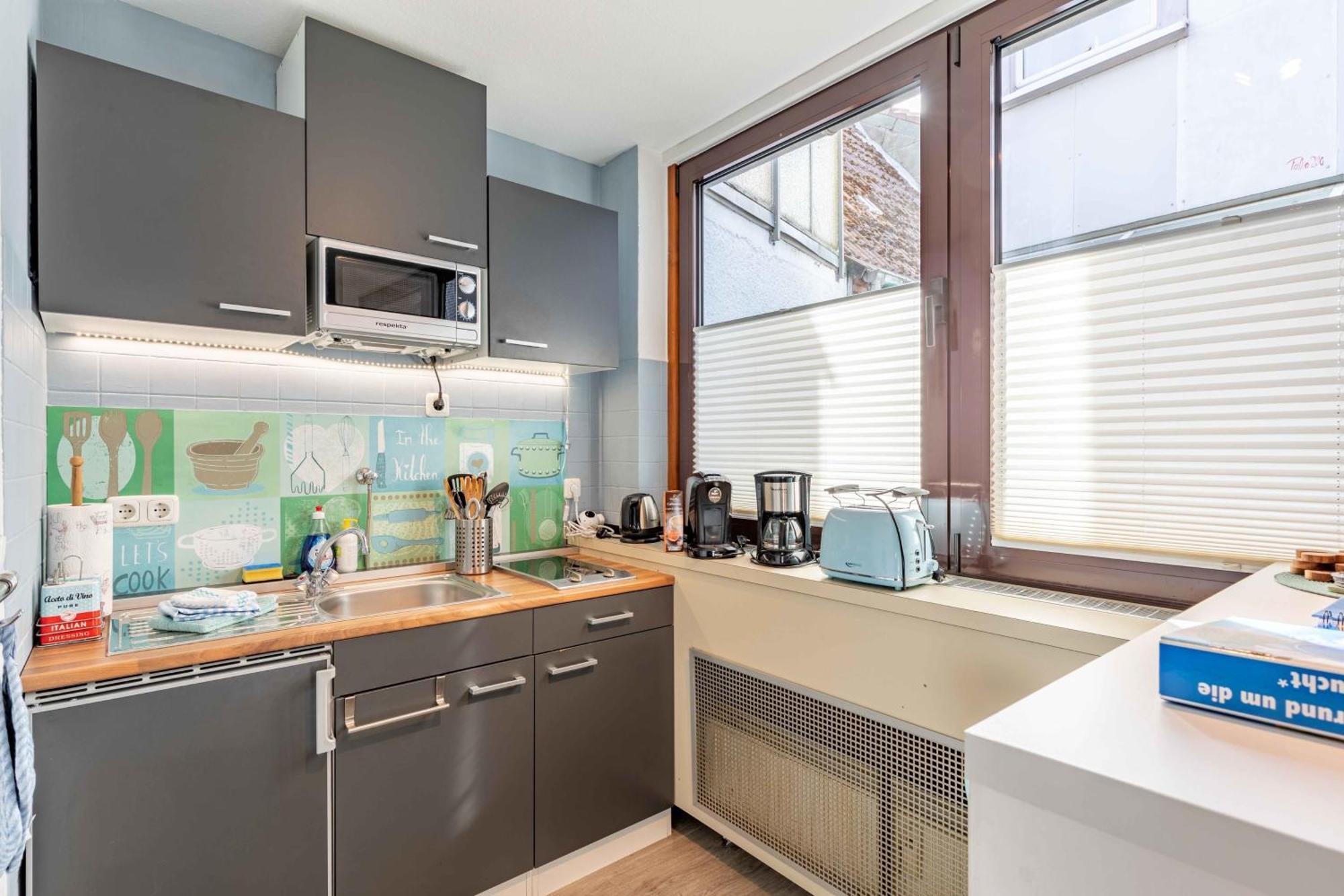Haus Zum Seiltaenzer - Leuchtturm Apartment Eckernforde Bagian luar foto